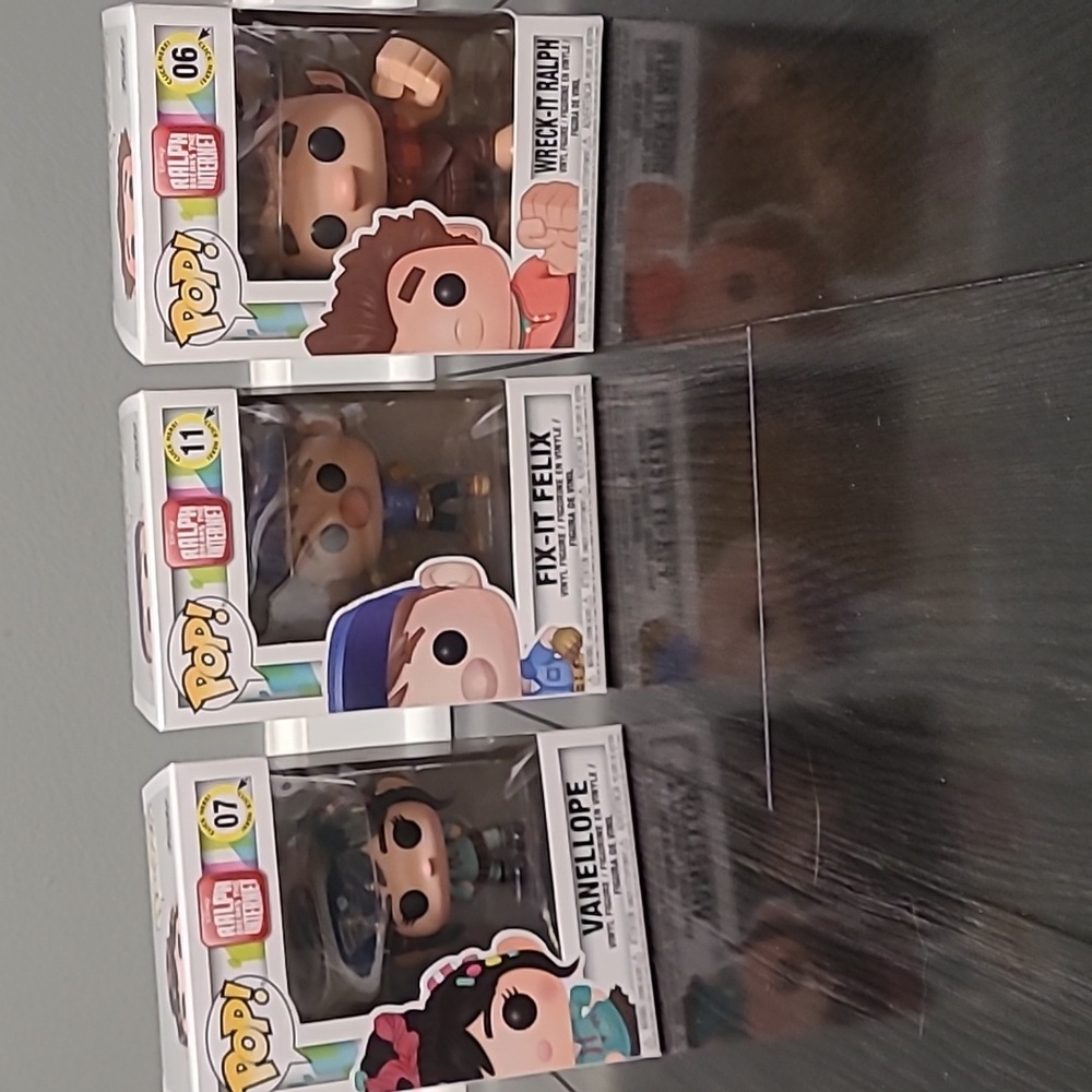 Funko Pop ser of 3 Wreck-it-Ralph